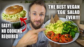 The Best Vegan Egg Salad  Easy Quick amp High in Protein [upl. by Goldner]