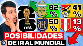 Las POSIBILIDADES de CLASIFICAR al MUNDIAL UNITED 2026 de CADA SELECCIÓN 👉 FECHA 8 ELIMINATORIAS 🔥 [upl. by Liesa]