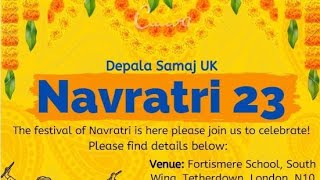 Depala Samaj UKs  Navratri Day 4  181023 [upl. by Ocramed445]