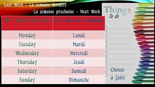 Tout sur le calendrier en français [upl. by Esihcoc659]