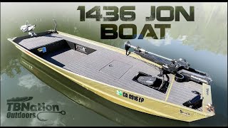 My First 1436 Jon Boat  Jon Boat to Bass Boat [upl. by Nikoletta]