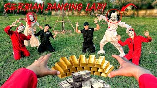 MONEY HEIST vs SERBIAN LADY DANCING ESCAPE IN REAL LIFE HORROR CHASE POV [upl. by Ruvolo283]