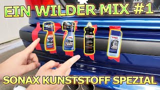 SONAX SPEZIAL Welches Produkte ist die beste Kunststoffpflege 4 völlig unterschiedliche Produkte [upl. by Allissa]