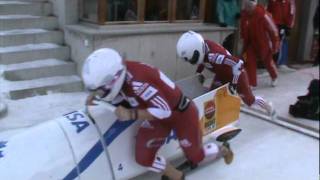 Kaillie Humphries amp Heather Moyse WC St Moritz Push [upl. by Pauwles]