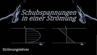 Schubspannungen in einer Strömung  Herleitung Verlauf und das richtige Vorzeichen  Strömi erklärt [upl. by Ott]