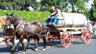 2012 Horse and Mule Drawn Wagons at Pendleton Roundup September 14 2012 Part 2 [upl. by Yellek826]