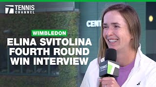 Elina Svitolina Talks About The Importance Of Her Fourth Round Win  2024 Wimbledon Fourth Round [upl. by Irtak]