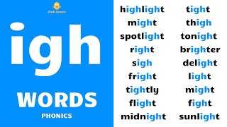 English Phonics  igh words [upl. by Nodarse]