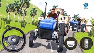 Best Indian Tractor Game  Tractor Trolley Wala Game  Indian Tractor 3d Games  Android Gameplay [upl. by Sldney]