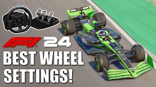 F1 24 Best Logitech G923G920G29 Wheel Settings Xbox PS5 PC [upl. by Dahraf]