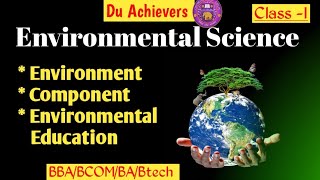 Environmental Science ch1 Evs introduction to environment studies dubbabcom [upl. by Rafat]