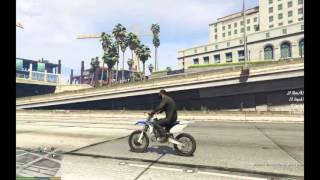 GTA V Motorcycle wheelie handling mod [upl. by Elyod195]