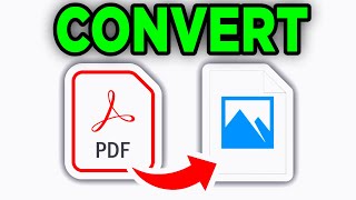 How To Convert PDF File To JPG For FREE  Full Guide [upl. by Aylat]