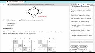 Graph Representation Adjacency Matrix vs Adjacency List Explained [upl. by Ysnap]