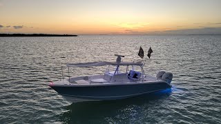 OVERNIGHT STAY ON CENTER CONSOLE COBIA 350 [upl. by Claudia]