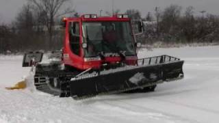 Trail Grooming Lake Hayward  Feb 3 2010 [upl. by Enilrae120]