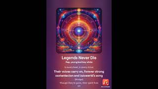 Legends never die song [upl. by Anavahs]