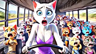 Amazing Ai Cats Accident Story Teacher Save Cats [upl. by Russia73]