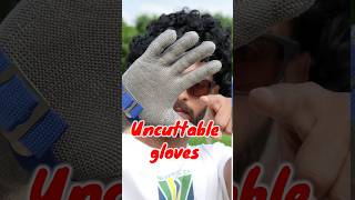 uncuttable gloves  viral shorts shortvideo [upl. by Ydnyc]