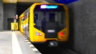 🚇 BVG H departing MUSEUMSINSEL Berlin UBahn [upl. by Akitan]