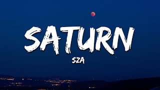 SZA  Saturn Lyrics [upl. by Jacqui]