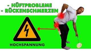 Hüft amp Rückenschmerzen durch verkürzte Beinrückseite Baustellenanalyse amp Lösung [upl. by Lleuqar793]