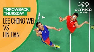 Badminton SemiFinals Lee Chong Wei vs Lin Dan  Rio 2016 FULL Replay  Throwback Thursday [upl. by Laefar990]