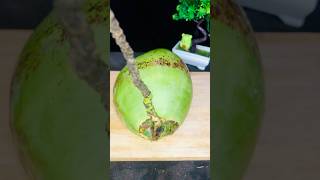 The coconut is cut in a strange way🌴🥥🔪🥰coco cuttingcoconut skills shorts video subscribe [upl. by Omsare]