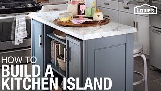 How to Build a DIY Kitchen Island [upl. by Noffihc585]