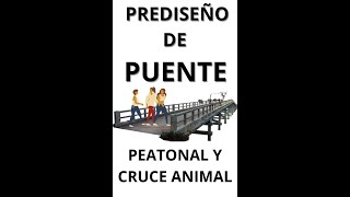 PREDISEÑO DE VIGAS DE ACERO DE PUENTE PEATONAL MUCHO CUIDADO [upl. by Idham669]