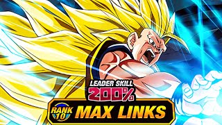 STRONG EZA LEVEL 10 LINKS 100 EZA INT SSJ3 GOKU DBZ Dokkan Battle [upl. by Alegre474]