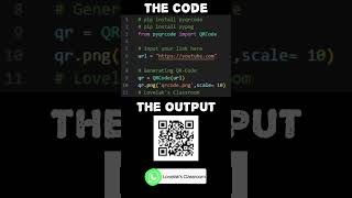 QR code generator using Python [upl. by Castro]