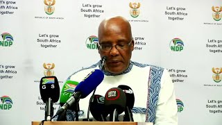 Minister of Home Affairs Dr Aaron Motsoaledi holds a briefing on issues pertaining to immigration [upl. by O'Gowan]