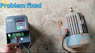 INVT 5hp vfd Overcurrent problem fixed AECSYSTEM vfd invt repair testing drive [upl. by Meta]