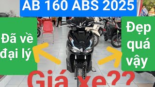 Review chi tiết  Giá xe AB 160 ABS 2025 đẹp xuất sắc [upl. by Christean]