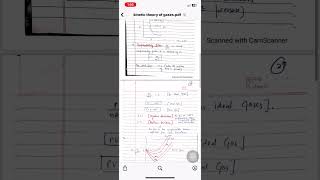 Class 11  Kinetic theory of gases  Compressibility factor  Behaviour of Real gases [upl. by Yrol18]