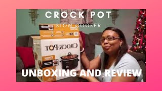 Crock Pot Slow Cooker Unboxing and Review 2020 [upl. by Legim]