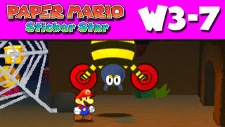 Paper Mario Sticker Star  W37  Rustle Burrow Nintendo 3DS Gameplay Walkthrough [upl. by Cordy]