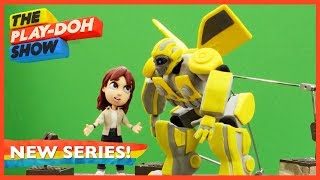 Play Doh Videos  Bumblebee 2018 Trailer  BTS  Stop Motion  The PlayDoh Show [upl. by Yatnwahs997]