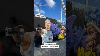 Yusuf Dikeçin Berlin Mauerparktaki grafiti😎🇹🇷👏🏼 olympics sports sketch yusufdikec Shorts [upl. by Eibur]