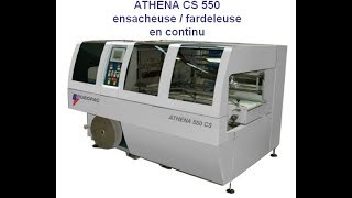 Athena CS 550 fardeleuse ensacheuse en continue [upl. by Blatt]