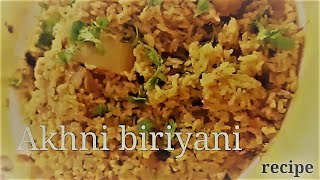 Akhni Biryani Traditional Gujrati Biryani [upl. by Teagan]