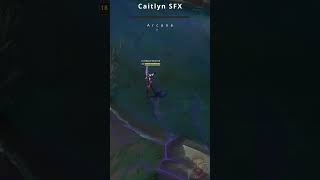 Arcane Caitlyn SFX amp Voice  League of Legends Quick Showcase [upl. by Marina583]