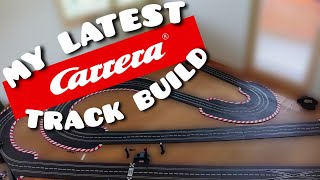 MY NEW CARRERA SLOT CAR TRACK LAYOUT [upl. by Ellecrad490]