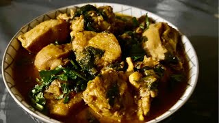 Palak Chicken Recipe  Spinach Chicken Recipe  How To Make Palak Chicken [upl. by Artemed32]