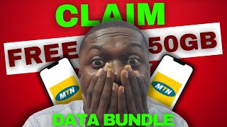 Latest MTN Data Cheat  Activate MTN Free 50GB Data Bundle [upl. by Elbon121]