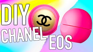 DIY EOS Lip balm Chanel Inspired [upl. by Holzman]