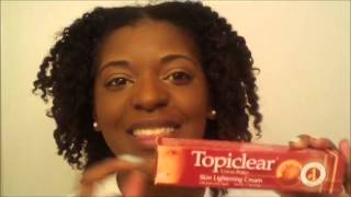 Topiclear Skincare Fade Cream amp Cleansing Bar Product Review [upl. by Harrus]