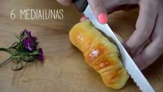 MEDIALUNAS RELLENAS DE CHOCOLATE 🥐 🍫  Recetas Chocolate Aguila [upl. by Ardnuhs]