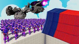 200x MEGATRON  1x GIANT vs EVERY GOD  Totally Accurate Battle Simulator TABS [upl. by Tezzil776]